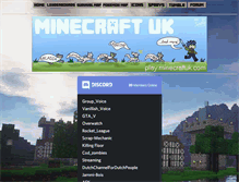 Tablet Screenshot of minecraftuk.com